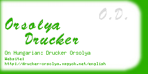 orsolya drucker business card